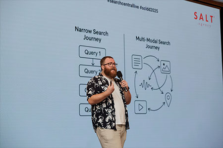 Dan Taylor speaking at Google Search Central Live Deep Dive Asia 2025 in Bangkok